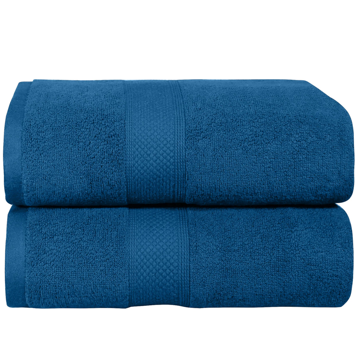 Two Extra Large Soft Cotton 650GSM Bath Sheet Set | High Absorbing  90 x 180cm 2x Bath Sheet Towel Set