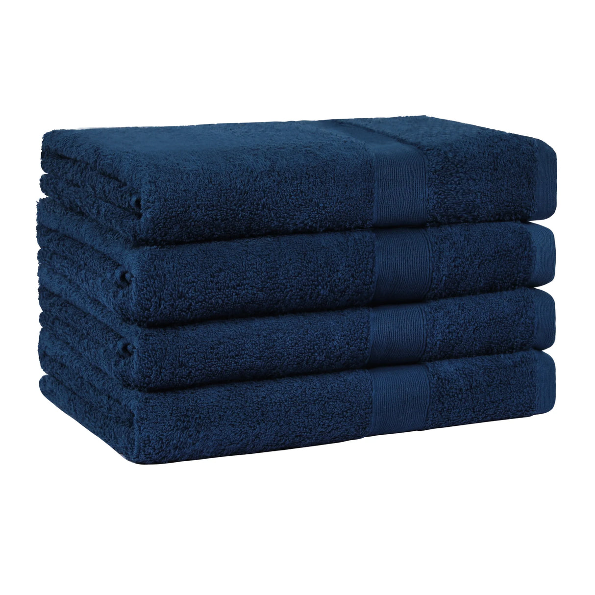 Set of Four Soft 100% Cotton 550GSM Bath Towels | High Absorbing Plush Cotton 4x Bath Towel Set