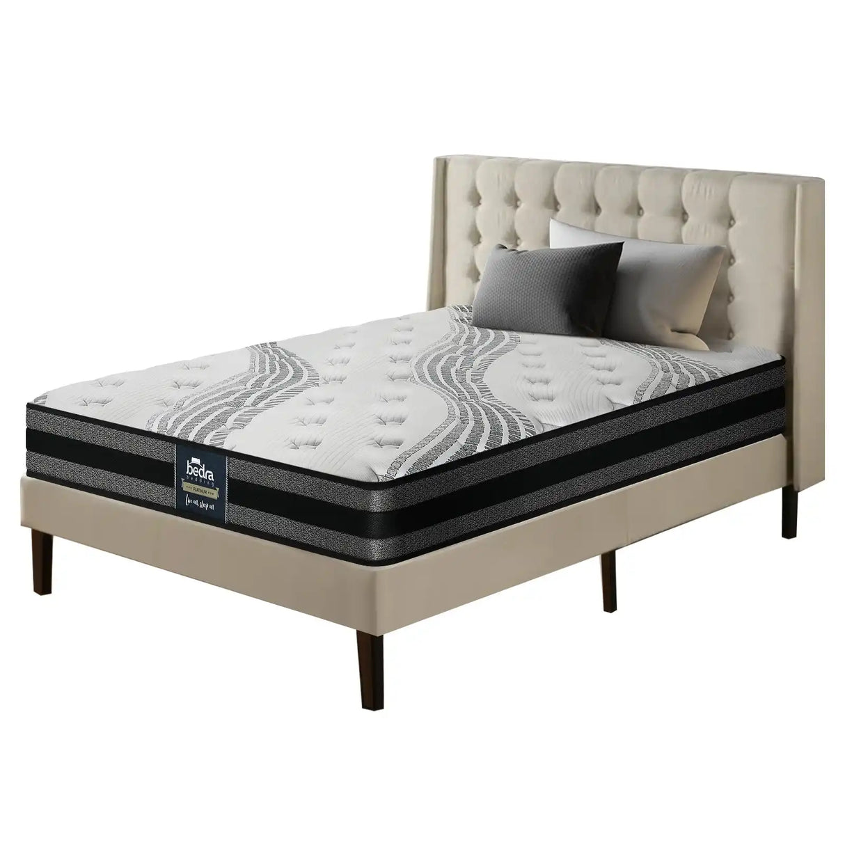 Luxury 7 Layer Bonnel Spring Support Mattress |Reinforced Edge Ventilated - Medium Firm Mattress by Bedra