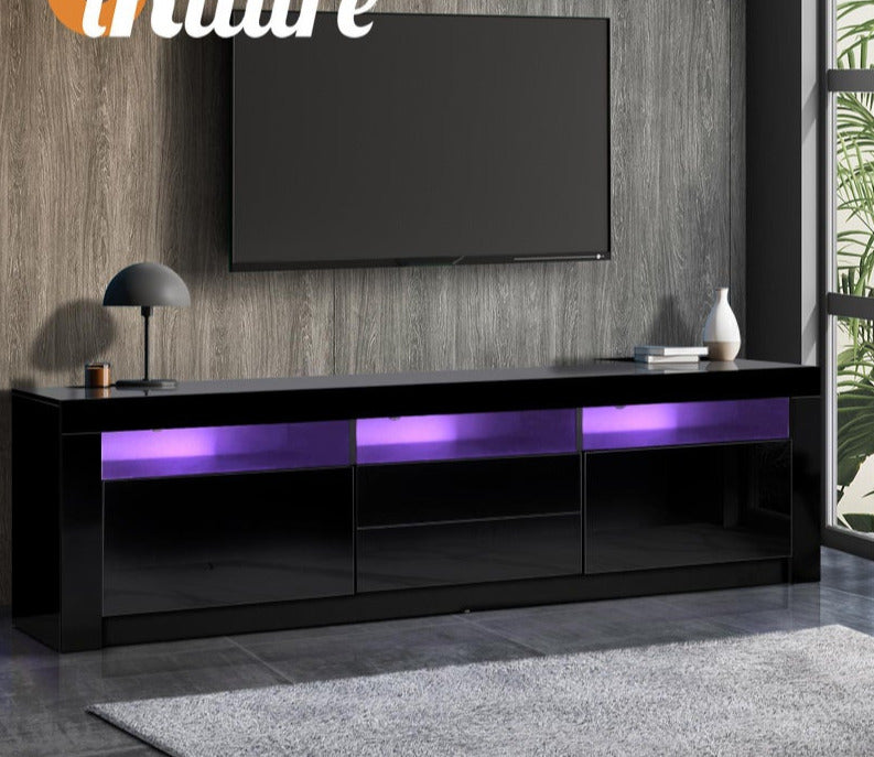 Neo Luxe LED 16 Light TV Cabinet 180cm Entertainment Unit | Hi Gloss TV Unit Stand