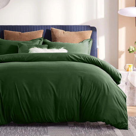 Luxiore 500TC Superior 100% Cotton Quilt Cover Set | Super Fine Pure Cotton Luxury Duvet Set