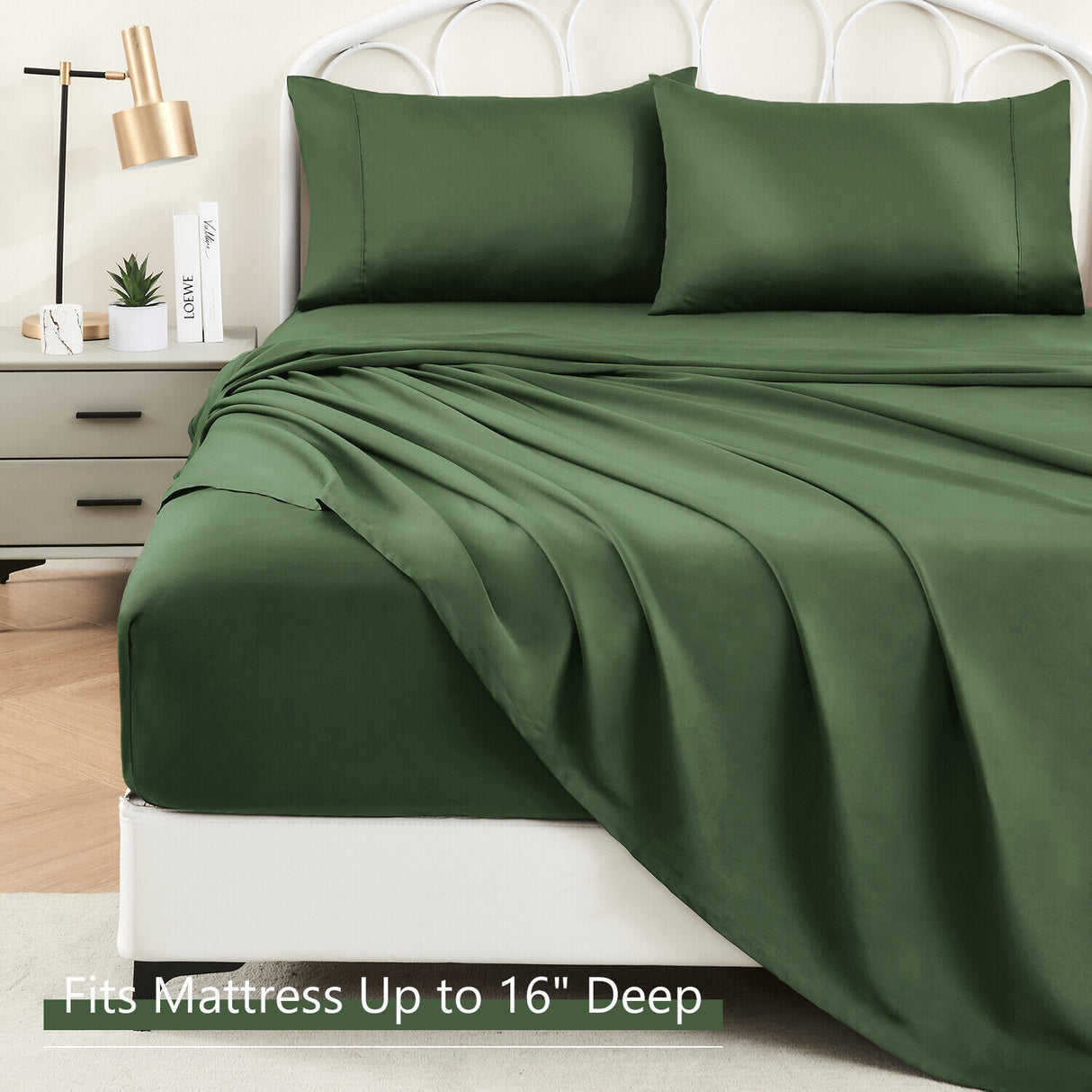 Luxiore 500TC Superior 100% Cotton Sheet Set | Super Fine Pure Cotton Luxury Sheets