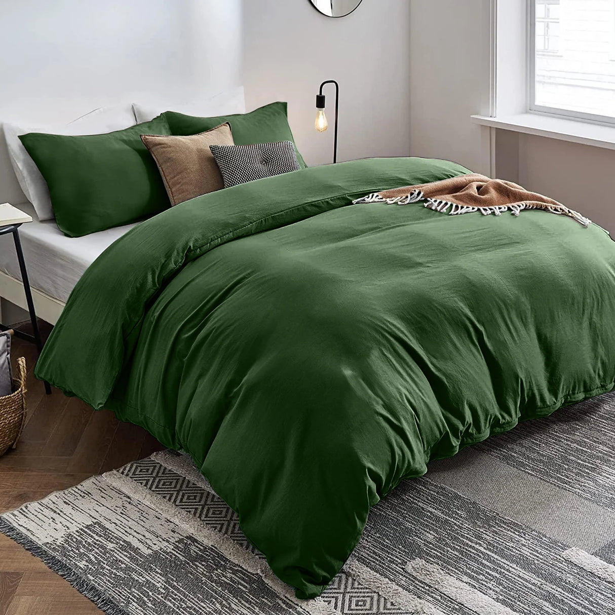 Luxiore 500TC Superior 100% Cotton Quilt Cover Set | Super Fine Pure Cotton Luxury Duvet Set