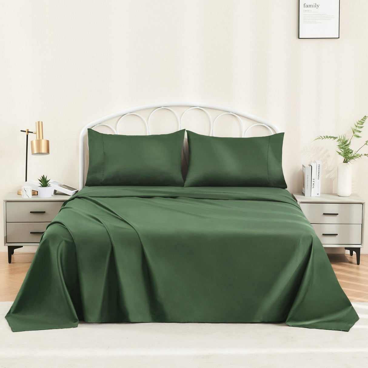 Luxiore 500TC Superior 100% Cotton Sheet Set | Super Fine Pure Cotton Luxury Sheets