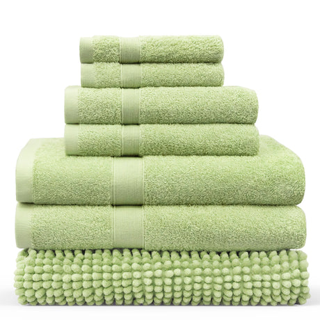 Luxiore Soft 100% Cotton 550GSM Towel Set | High Absorbing Superior Cotton Bath Towel Set