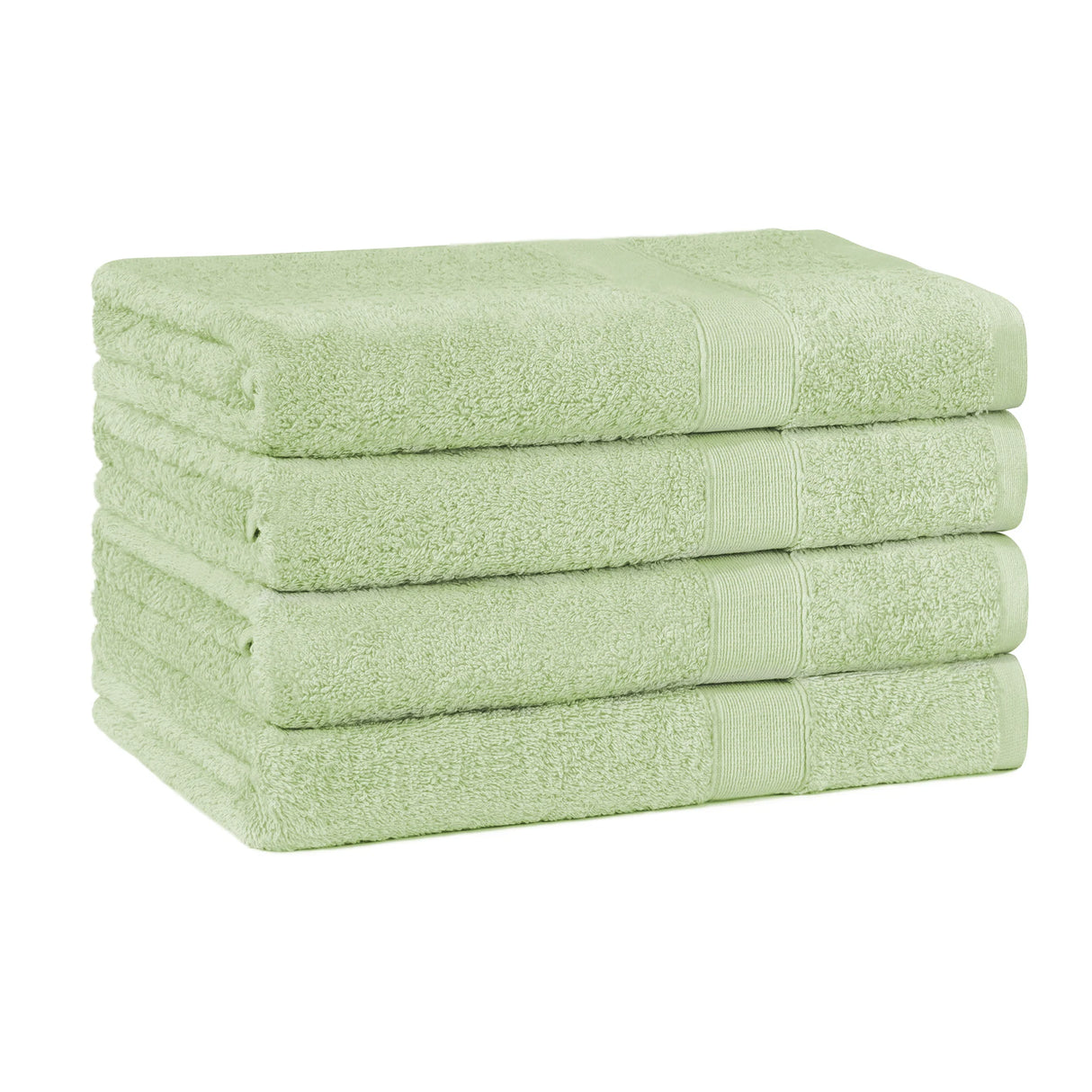 Set of Four Soft 100% Cotton 550GSM Bath Towels | High Absorbing Plush Cotton 4x Bath Towel Set