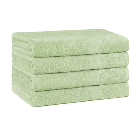 Set of Four Soft 100% Cotton 550GSM Bath Towels | High Absorbing Plush Cotton 4x Bath Towel Set