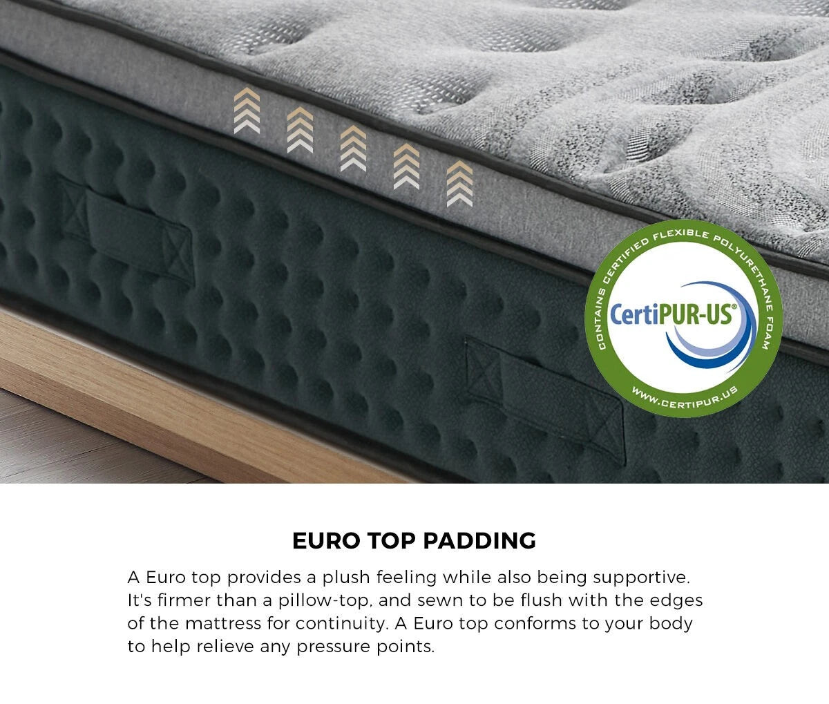Dreameasy Breathable Gel Infused Cooling Mattress | 34cm Premium Medium Firm Edge Support 5 Zone Mattress