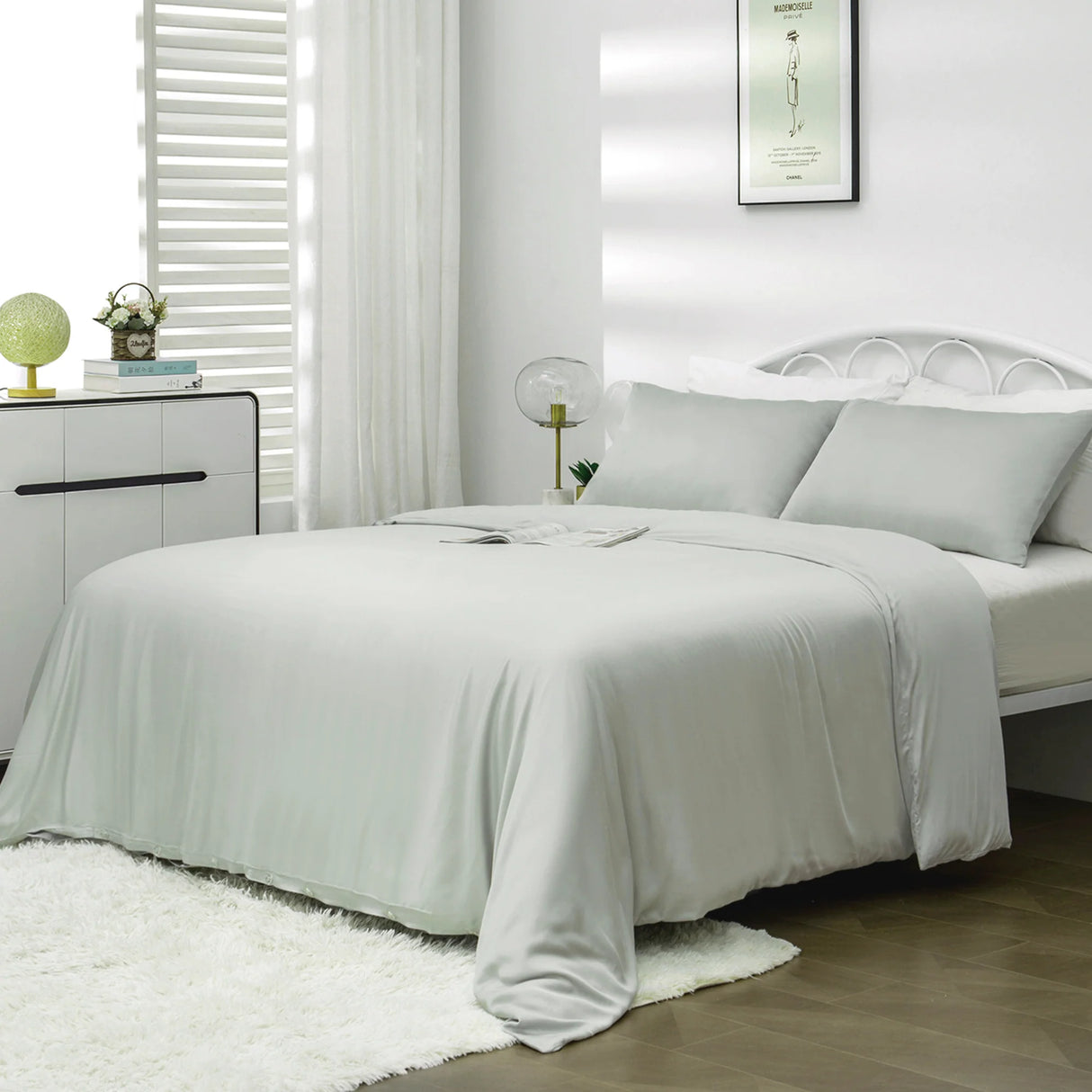 Luxiore Soft 100% Bamboo Eco Quilt Cover Set | Breathable Silky Pure Bamboo Duvet Set