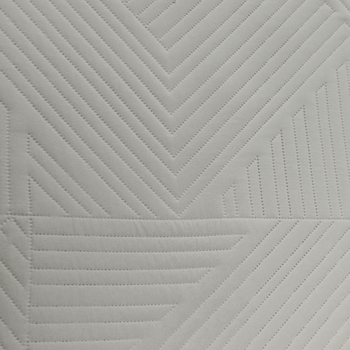 3 Piece Geometry Embossed Light Comforter Set | 3pc All Seasons Coverlet Bedspread