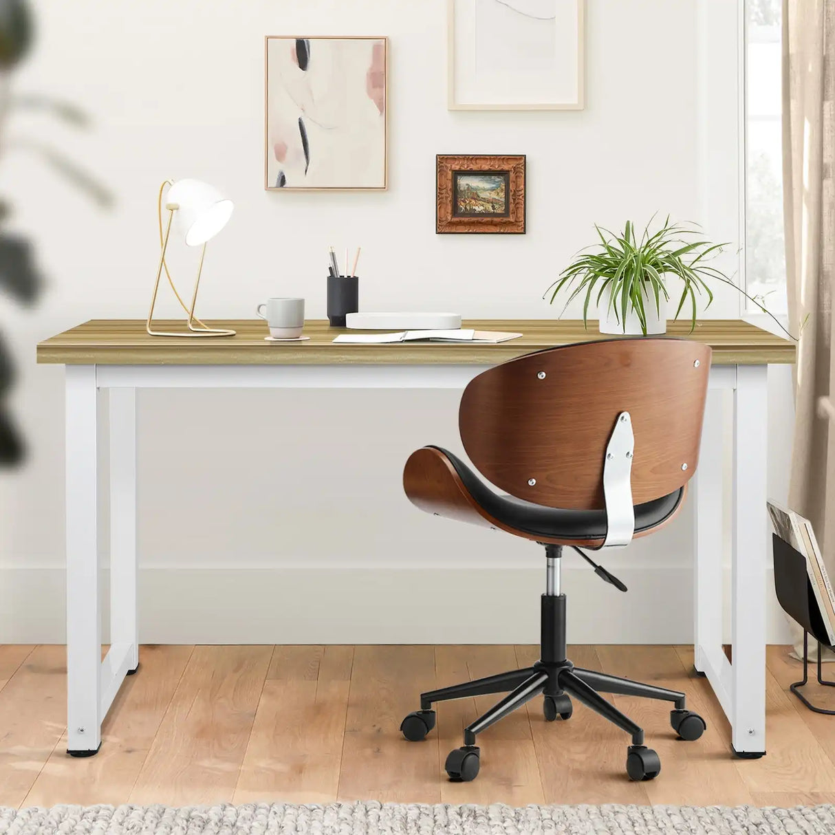 Gadgetz 120cm Modern Computer Desk | Stylish Office Desk Workstation