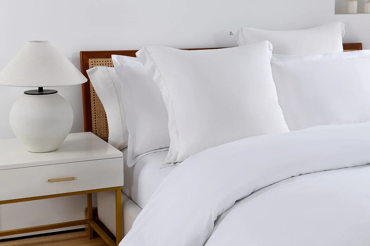 Luxore 400TC 100% Premium Egyptian Cotton Quilt Cover & Fitted Sheet Set | Super Fine Egyptian Cotton Bedding Set