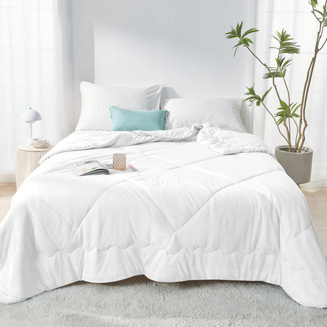 Luxiore Dual Sided Ultra Cooling Comforter | All Seasons Arc Chill Fabric Cool Max Blanket