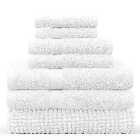 Luxiore Soft 100% Cotton 550GSM Towel Set | High Absorbing Superior Cotton Bath Towel Set
