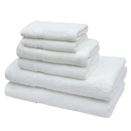 Luxiore Ultra Soft 6pc 100% Cotton 650GSM Towel Set | Plush Superior Cotton Six Piece Bath Towel Set