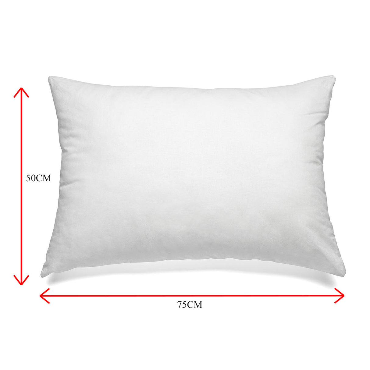 Set of Two Essenza Classic Luxury Duck Feather & Down Pillows | Large Medium Plush Duck Pillows 50 x 75cm