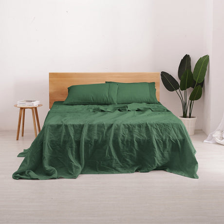 Luxore Premium Collection 100% European Flax Linen Sheet Set
