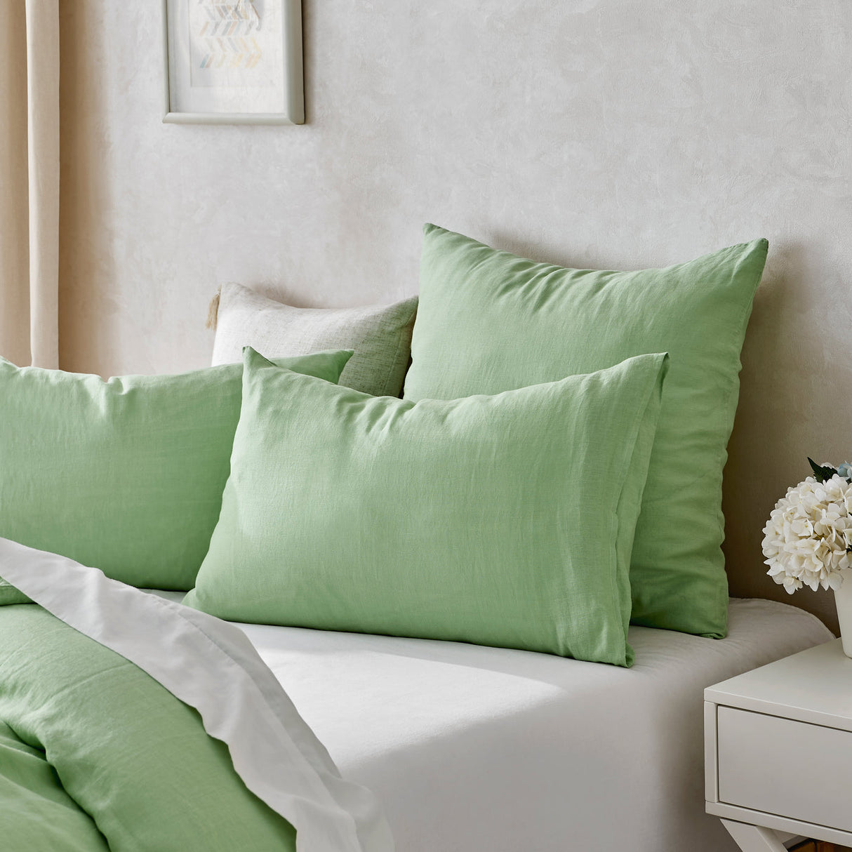 Luxore Premium Collection 100% European Flax Linen Quilt Cover Set