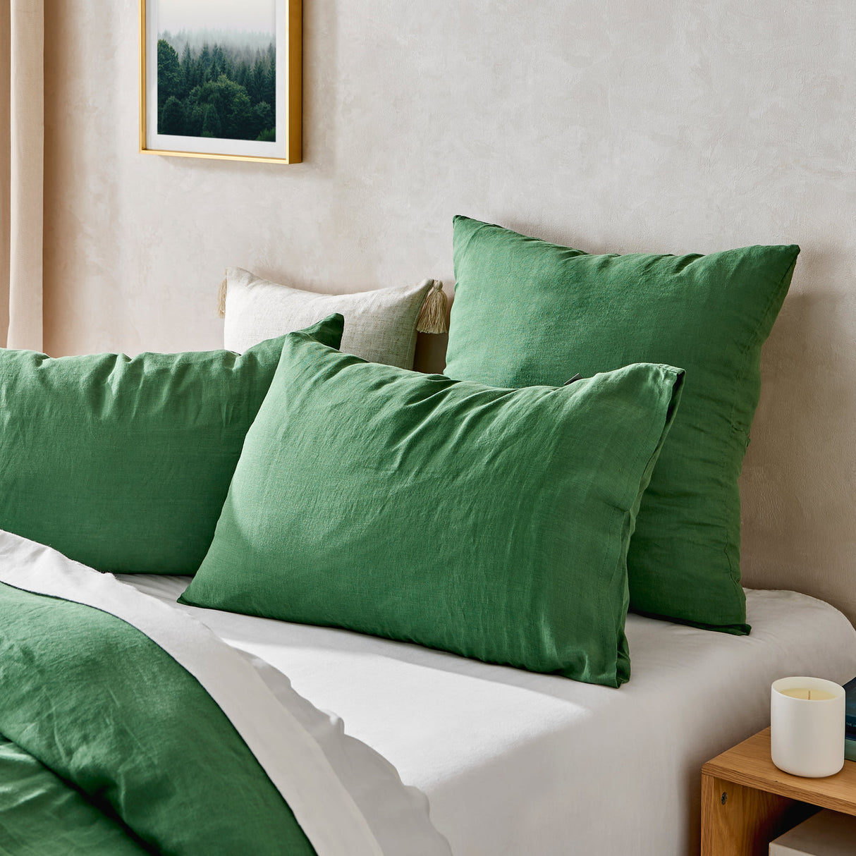 Luxore Premium Collection 100% European Flax Linen Quilt Cover Set