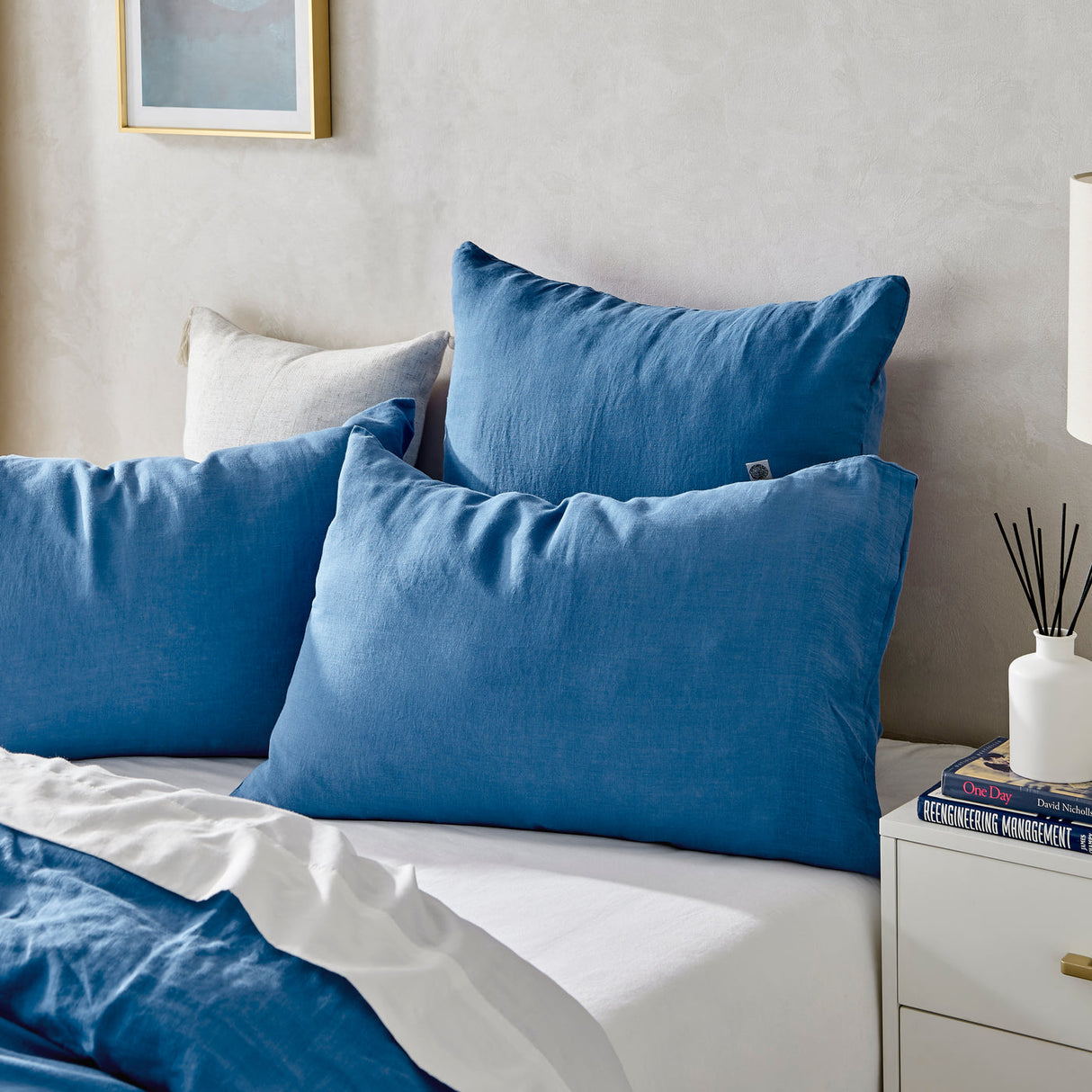 Luxore Premium Collection 100% European Flax Linen Quilt Cover Set