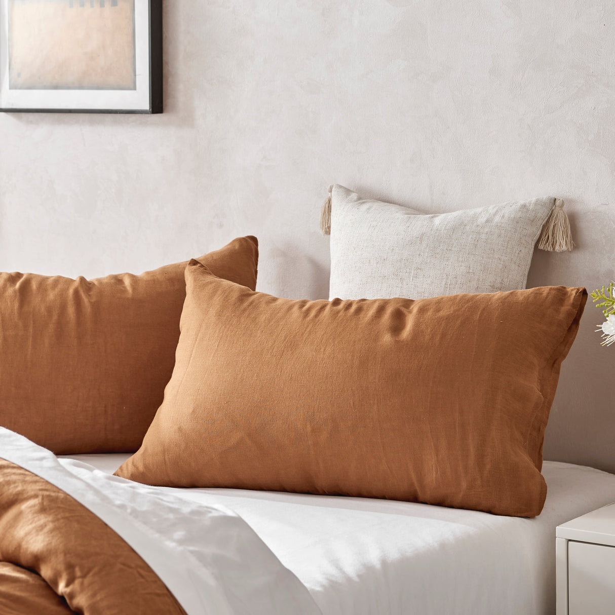 Luxore Premium Collection 100% European Flax Linen Quilt Cover Set