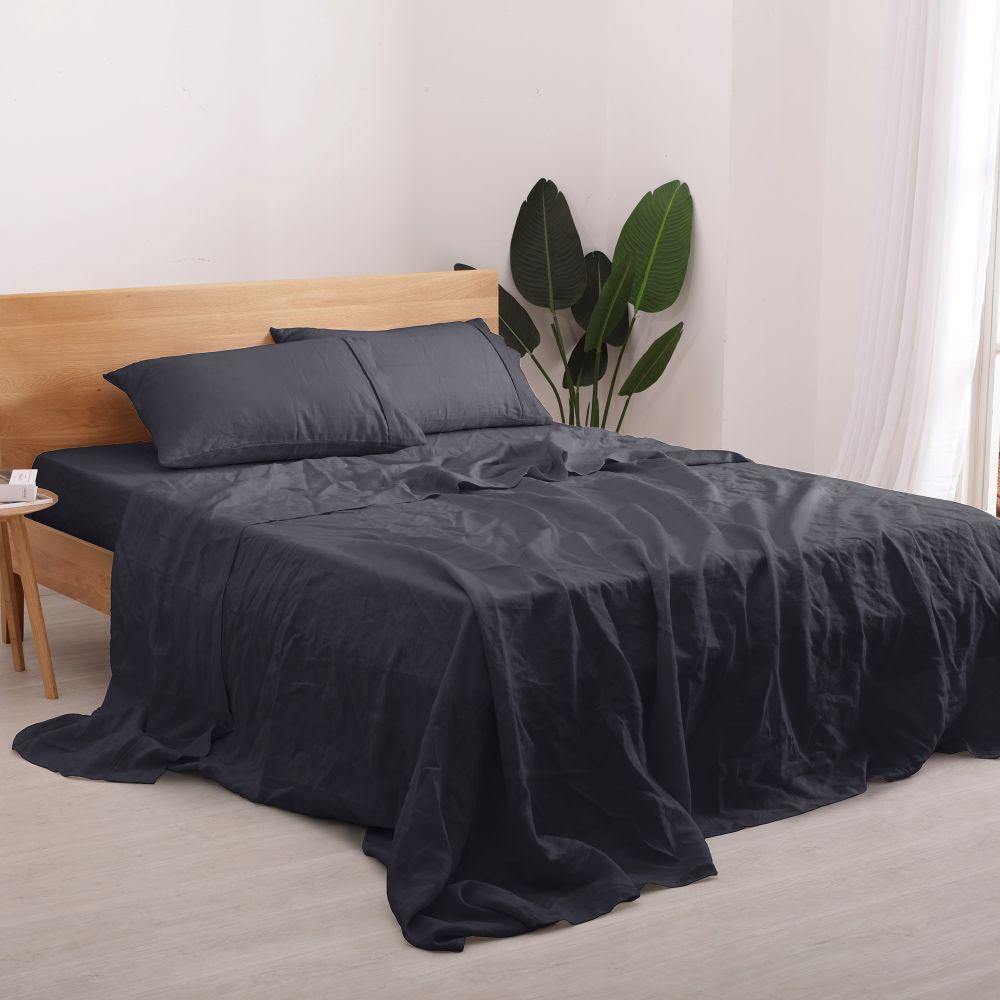 Luxore Premium Collection 100% European Flax Linen Sheet Set