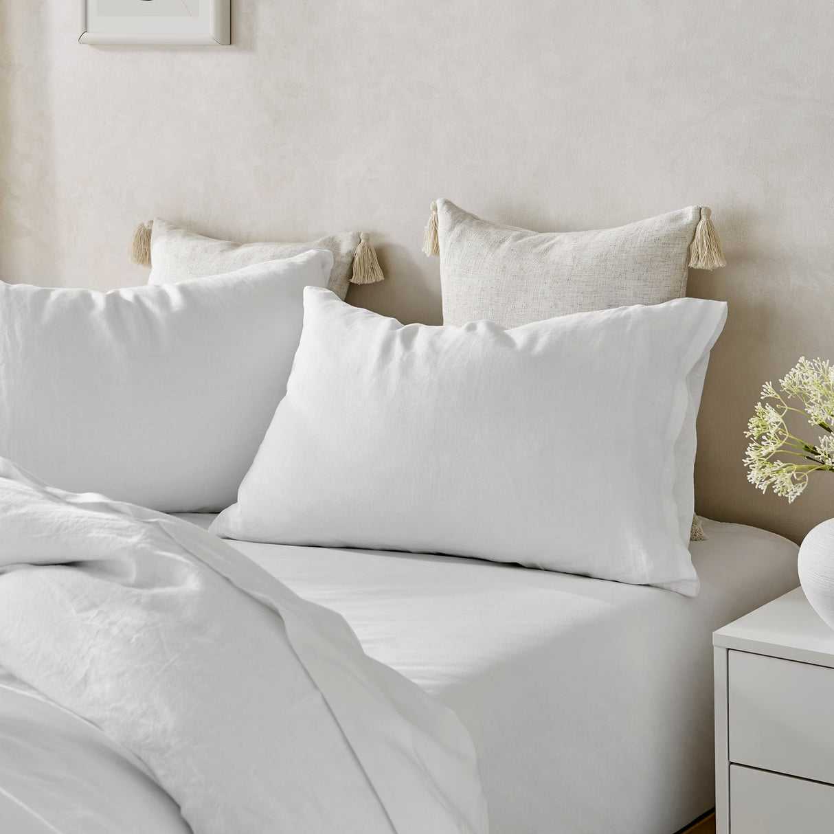 Luxore Premium Collection 100% European Flax Linen Quilt Cover Set