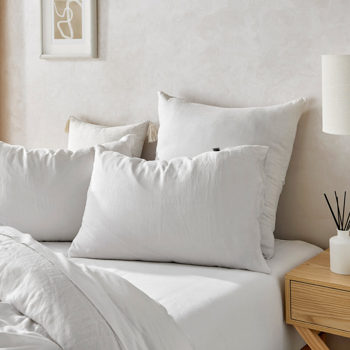 Luxore Premium Collection 100% European Flax Linen Quilt Cover Set