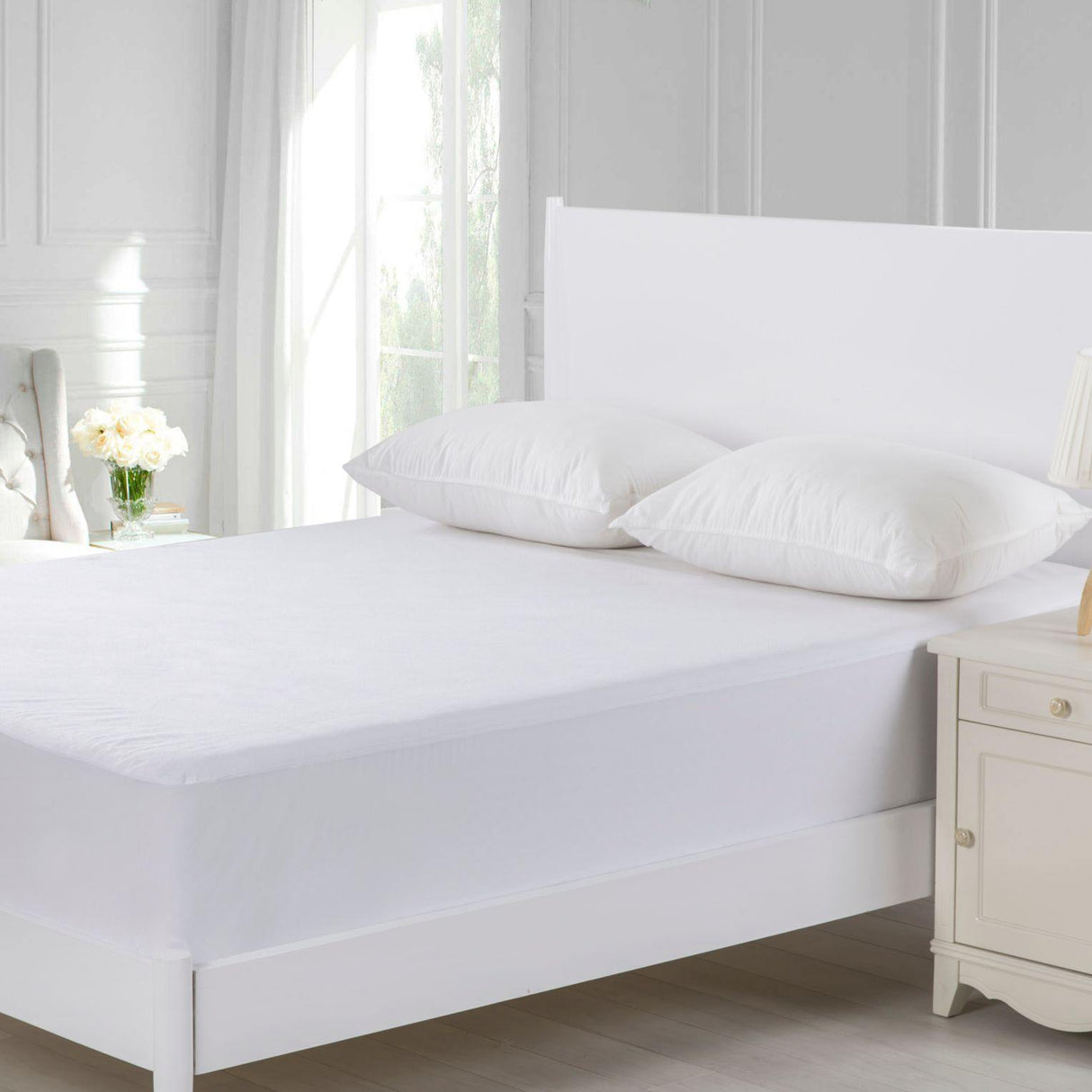 Luxore Cotton Terry Waterproof Mattress Protector | Bed Protectors