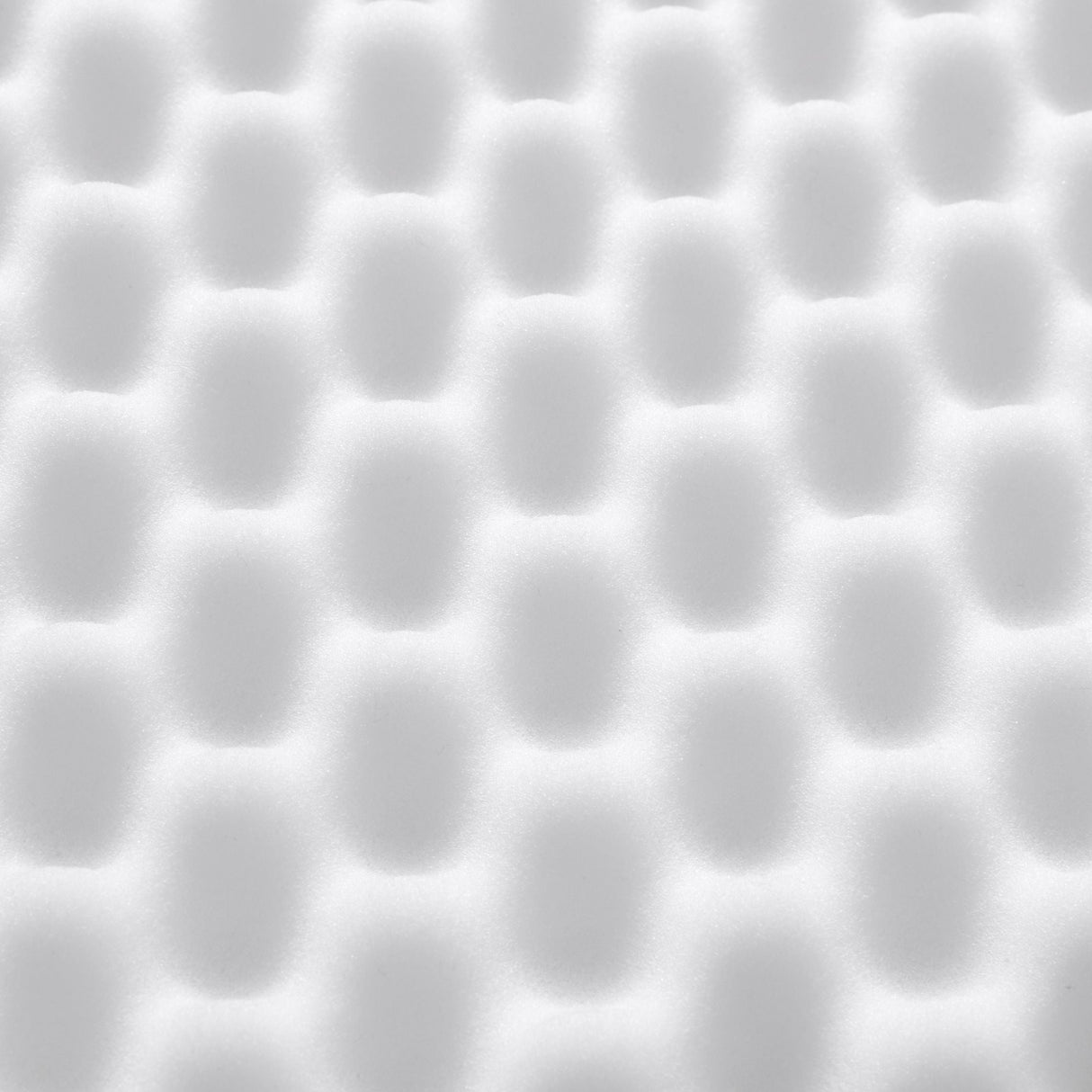 Luxore Deluxe Soft Egg Crate Convoluted Foam Underlay | Soft Foam Mattress Topper Cover