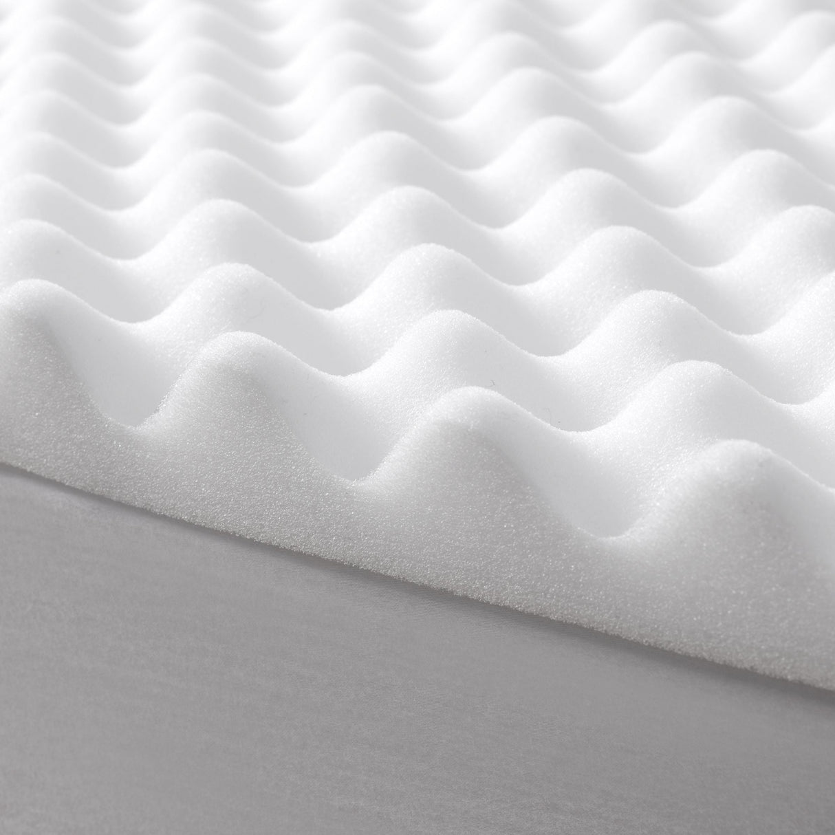 Luxore Deluxe Soft Egg Crate Convoluted Foam Underlay | Soft Foam Mattress Topper Cover