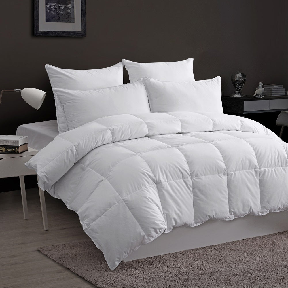 Luxore Premium Collection 100% Goose Down Fibre Quilt | Deluxe Warm Goose Down Doona