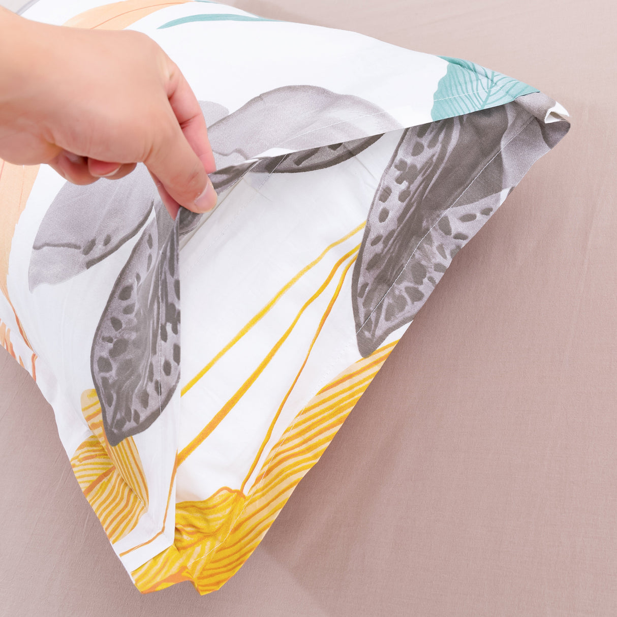 Luxore 250TC Autumn 100% Cotton Sateen Quilt Cover Set