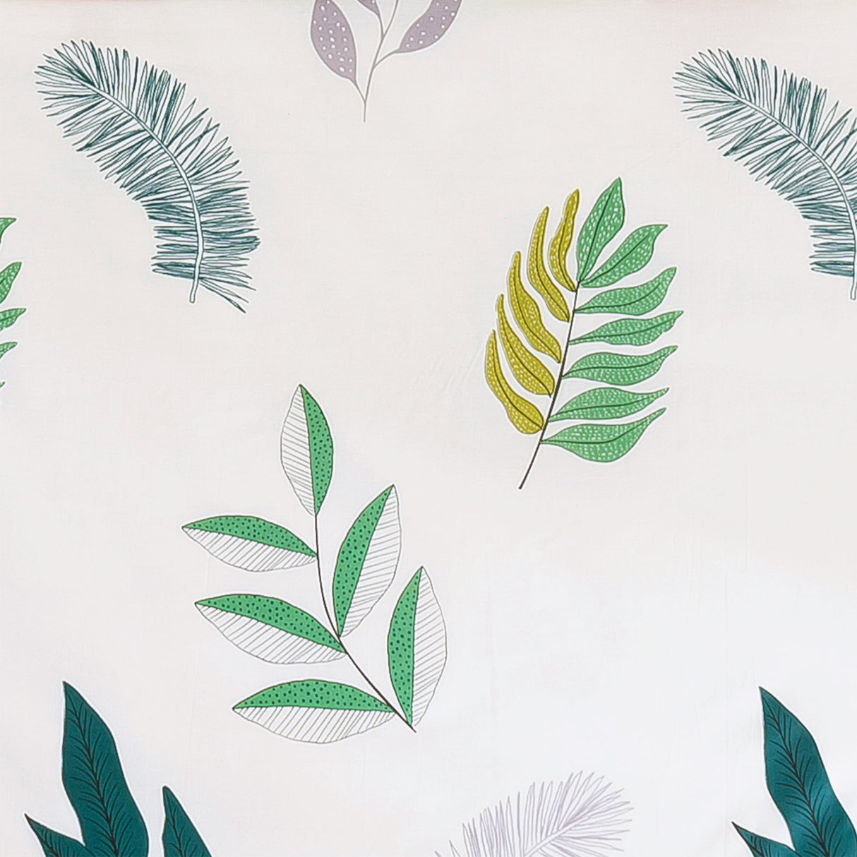 Luxore 250TC Fern 100% Cotton Sateen Quilt Cover Set