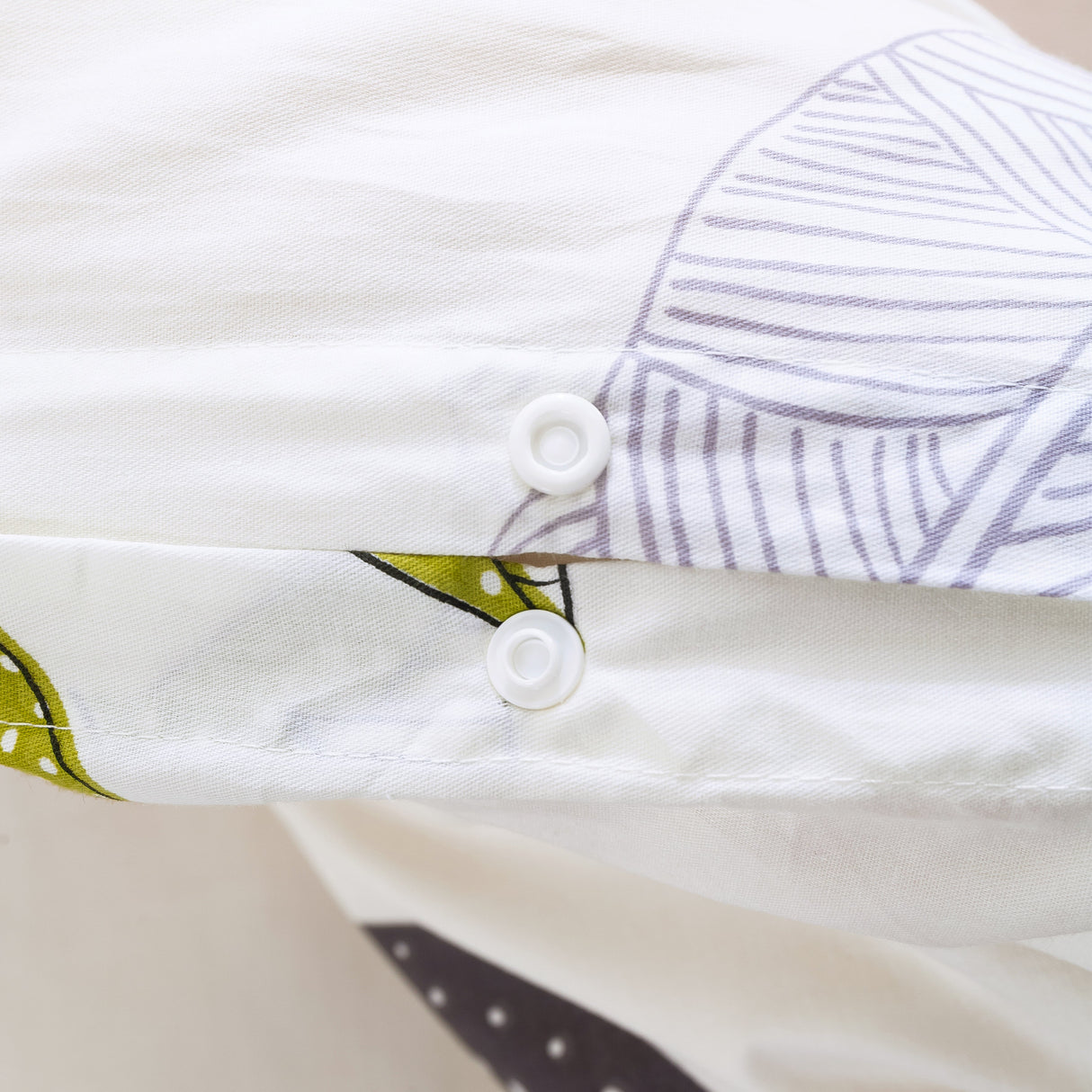 Luxore 250TC Fern 100% Cotton Sateen Quilt Cover Set