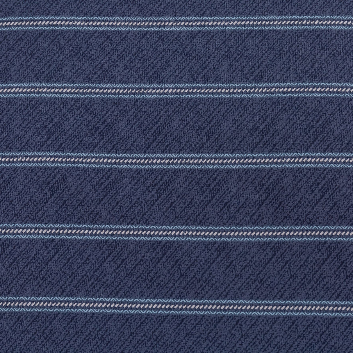 Luxore Amalfi Stripe 100% Cotton Reversible Quilt Cover Set Blue