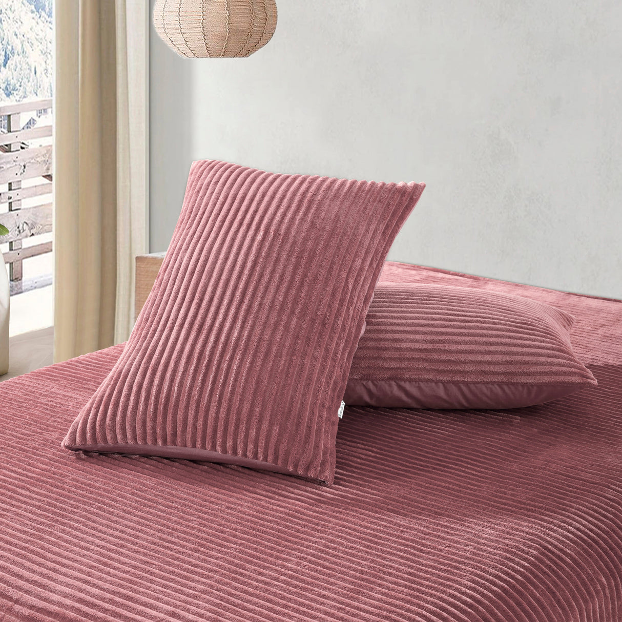 Luxore Warm Embossed Teddy Fleece Quilt Cover Set | Plush Teddy Fleece Duvet Cover Set