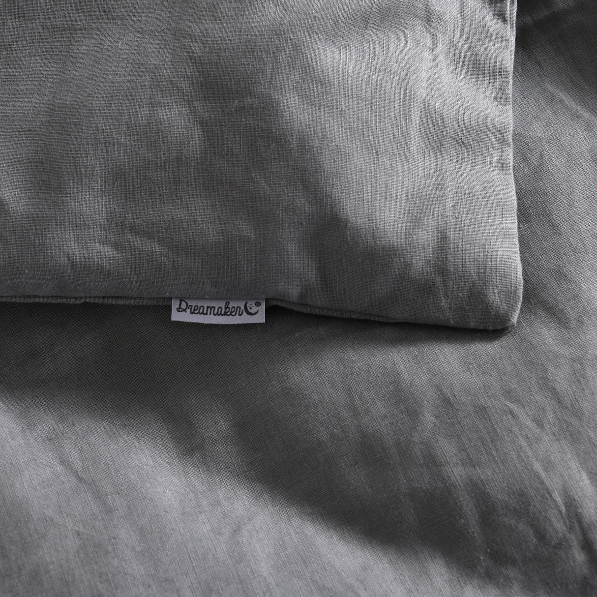 Luxore Linen & Cotton Blend Quilt Cover Set Grey