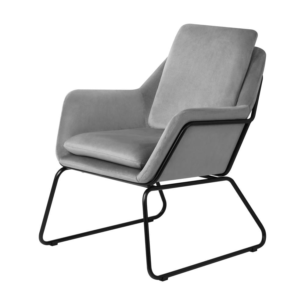 Arto Plush Velvet Upholstered Accent Tub Chair | Plush Sofa Lounge Archamir