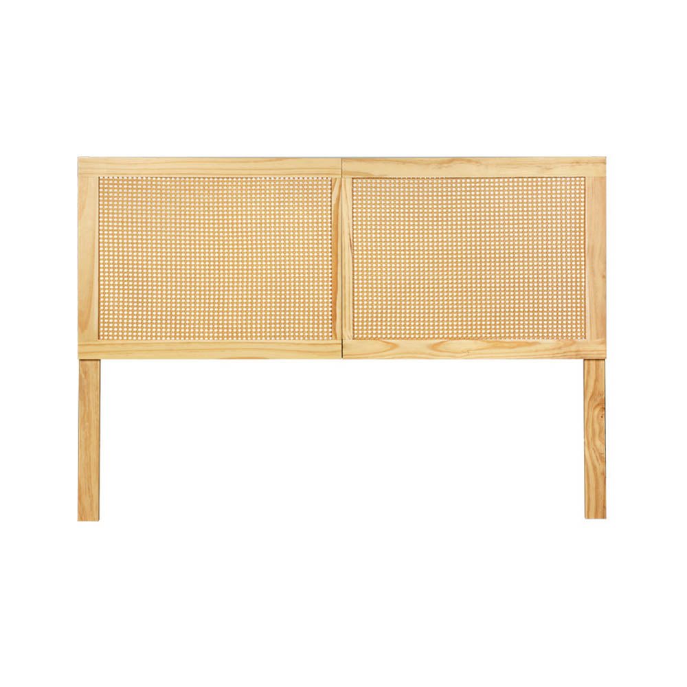 Centrum Lio Rattan Bed Frame Headboard  | Modern Wooden Sturdy Headboard