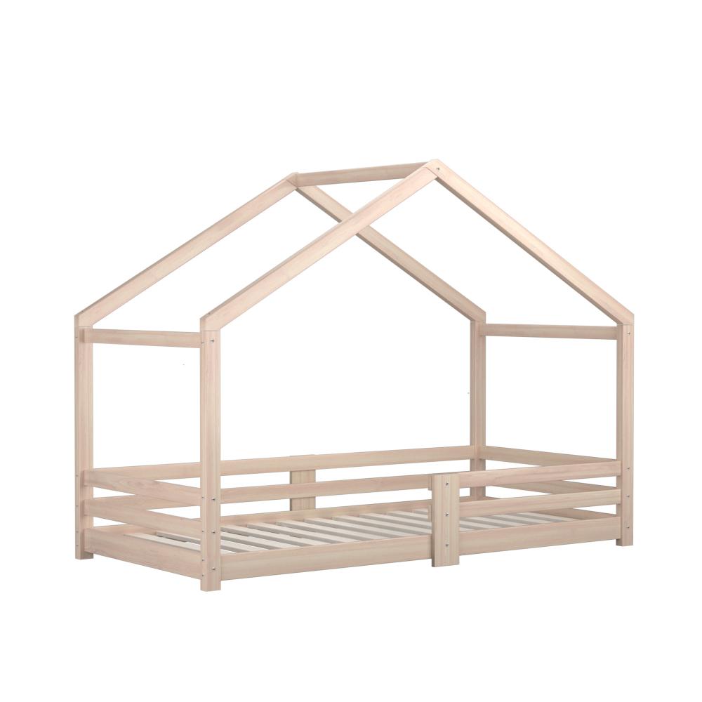 Scandi Wooden Kids House or Teepee Bed in Single Size | Novelty Kids Beds | Wooden Childrens Beds