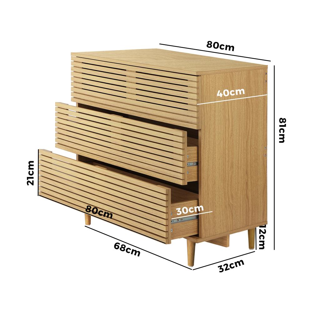 Centrum Bedroom 3 or 6 Chest of Drawers Tallboy Cabinet | Modern Tallboy Storage Dresser Cabinet