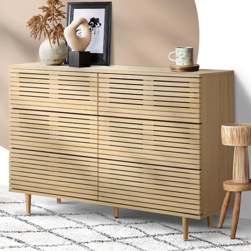 Centrum Bedroom 3 or 6 Chest of Drawers Tallboy Cabinet | Modern Tallboy Storage Dresser Cabinet