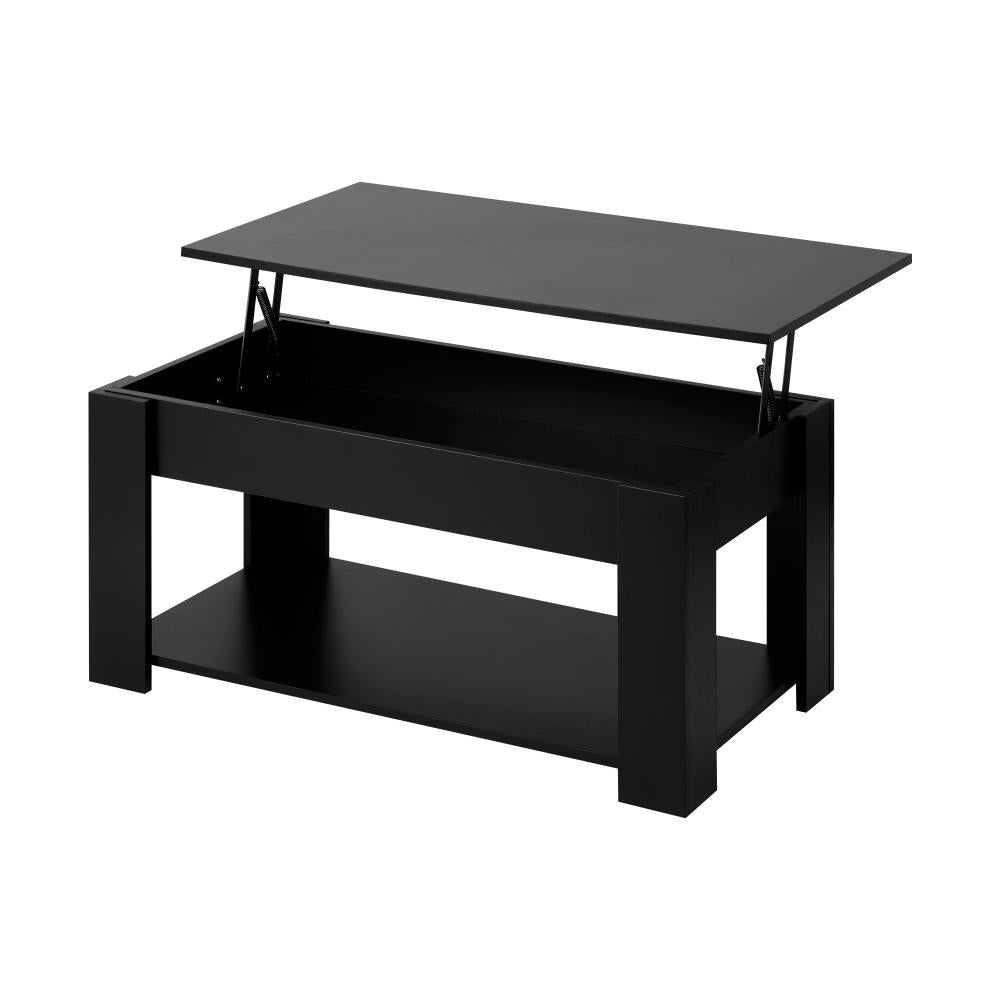 Rialto Lift Up Top Coffee Table with Extra Storage Space | Two In One Modern Coffee Table