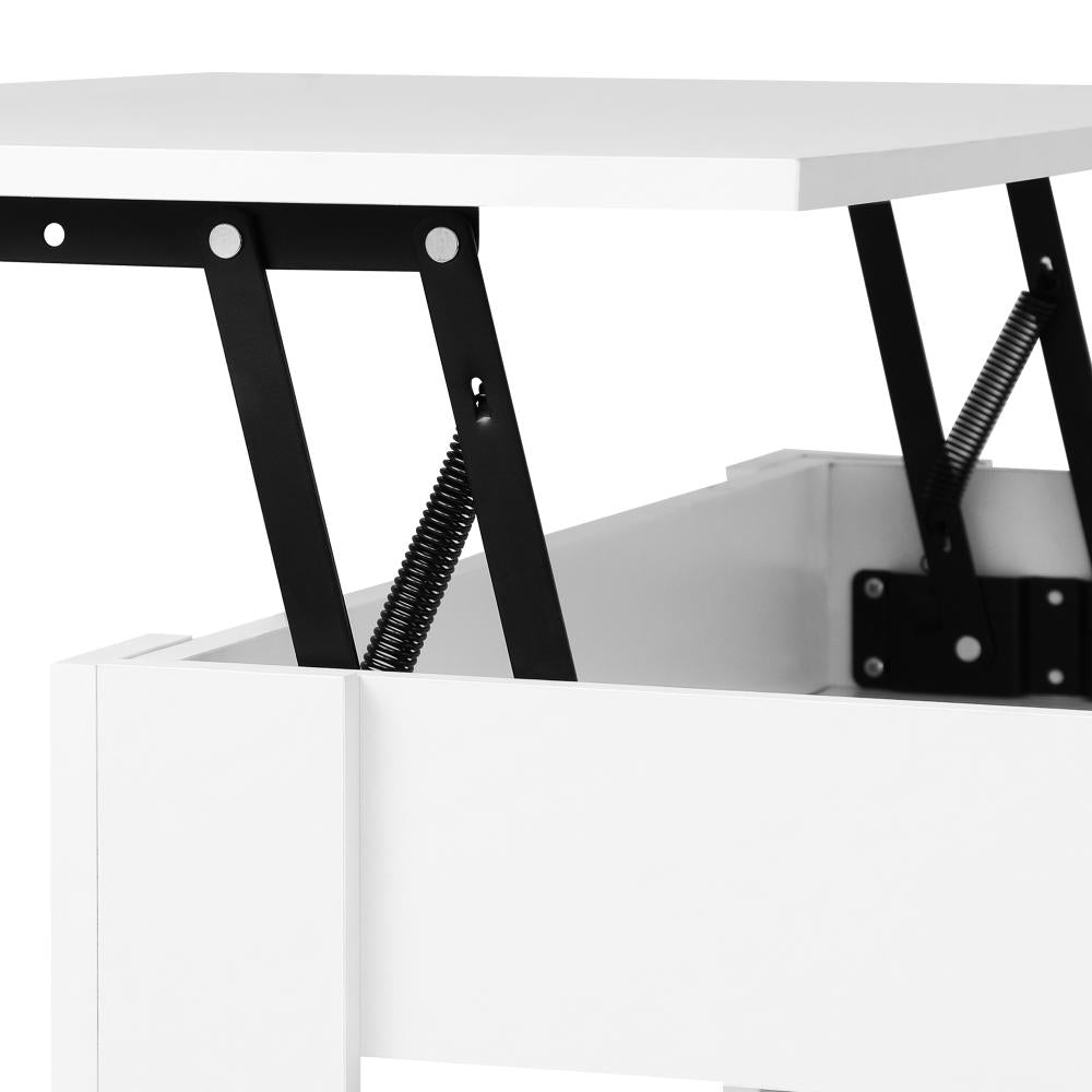 Rialto Lift Up Top Coffee Table with Extra Storage Space | Two In One Modern Coffee Table