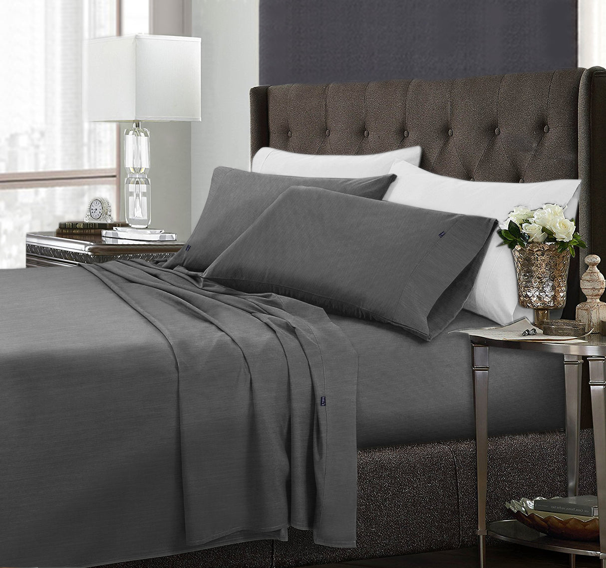 Premium Cooling 100% Bamboo Sheet Set | Soft Cooling Bamboo Sheets High Quality Bamboo