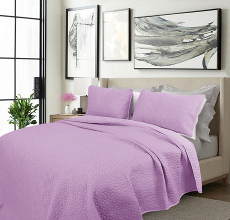 Shangri-La 2000TC Cooling 3pc Comforter Set | Summer 3pc Coverlet Bedding Set