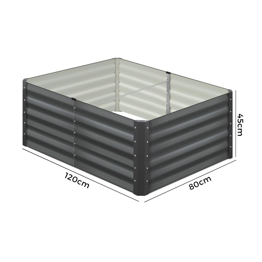 Premium Raised Garden Beds in Various Sizes | Galvanised Steel Planter Garden Beds by Livsip