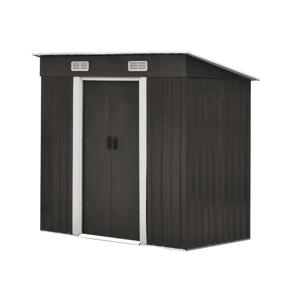 Forte Premium Outdoor Metal Garden Shed with Air Vents | High Quality Storage Garden Shed