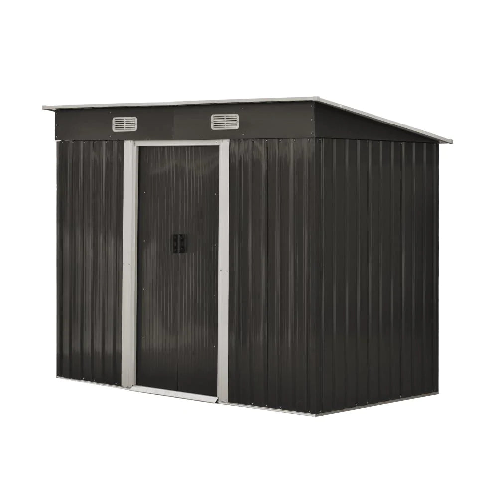 Forte Premium Outdoor Metal Garden Shed with Air Vents | High Quality Storage Garden Shed